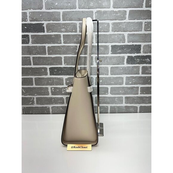 Michael Kors tote bag carmen large leather tote purse light sand - Picture 4 of 11